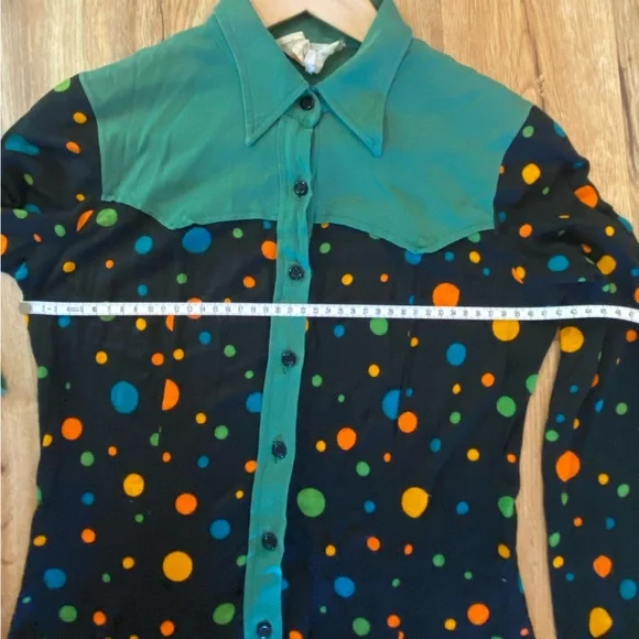 Vintage western inspired Italian Ferlina dress - Picture 4 of 7